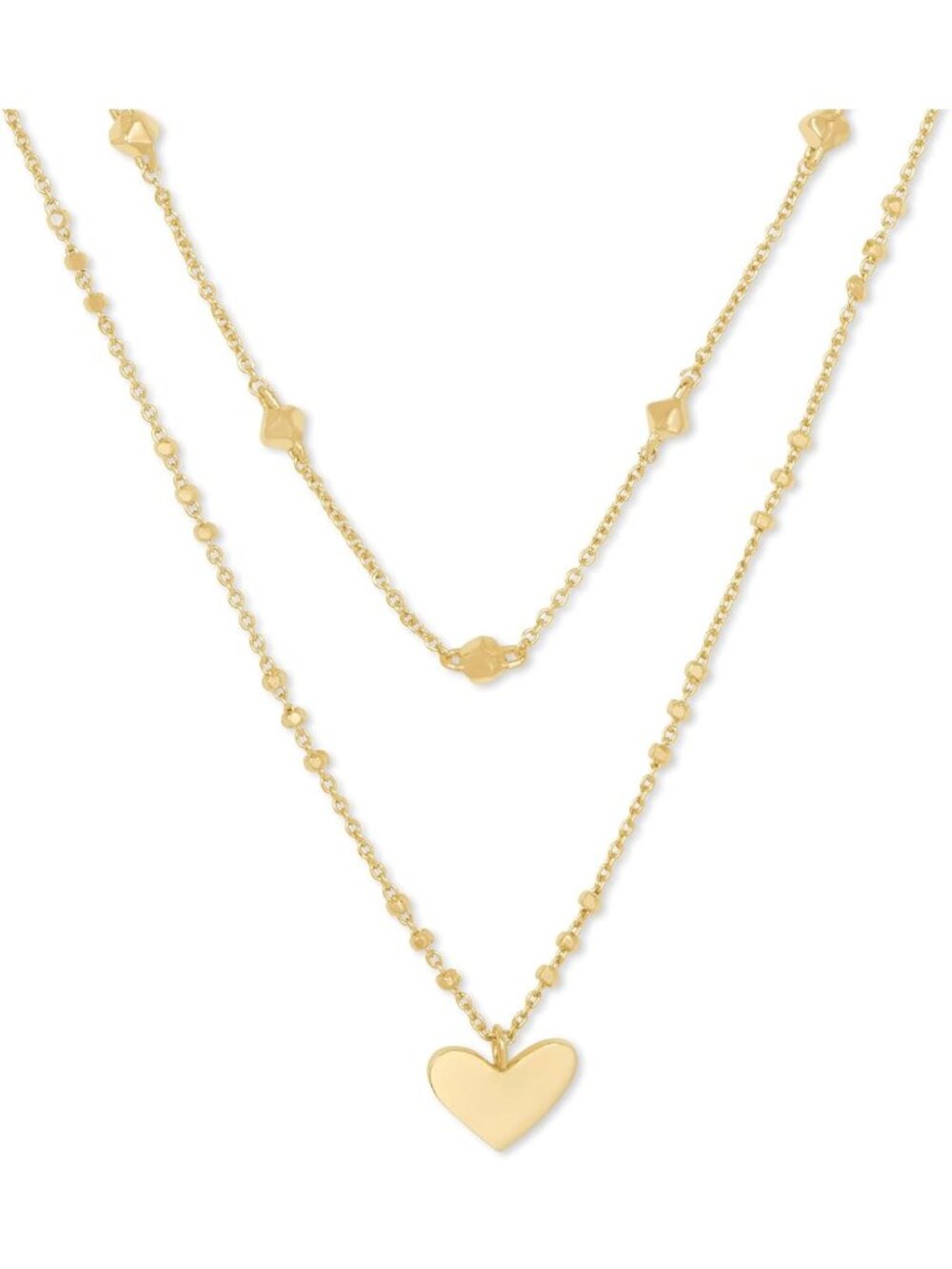Heart Multistrand Necklace for Women | Trendy Fashion Jewelry Accessory
